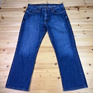 R Country Jeans Mens 36x30 Relaxed Fit Denim Blue Jeans